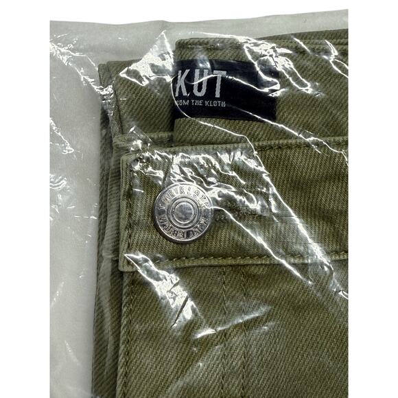 KUT from the Kloth Jeans Kiera High Waist Slim Barrel Cargo NWT size 00 Cotton - Picture 6 of 15